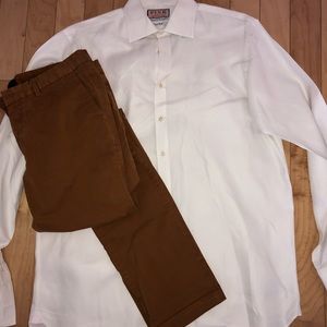 Thomas Pink Finest Twill French cuff shirt 16 1/2